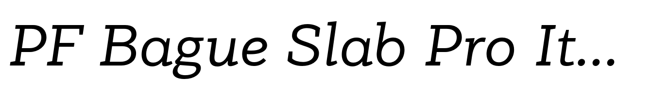 PF Bague Slab Pro Italic